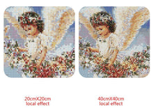 Load image into Gallery viewer, Adorable Flaying Angel Diamond Painting Kit
