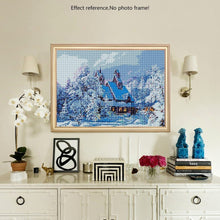 Load image into Gallery viewer, Beautiful Snowfall Painting - Diamond Art
