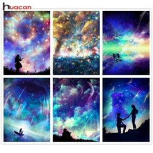 Load image into Gallery viewer, Beautiful Starry Sky and Galaxy Diamond Paintings