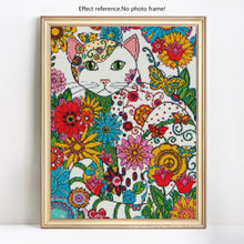 Load image into Gallery viewer, Colorful Artistic Cat Diamond Art Painting Kit