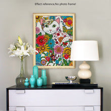 Load image into Gallery viewer, Colorful Artistic Cat Diamond Art Painting Kit
