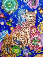 Load image into Gallery viewer, Colorful Artistic Cat Diamond Art Painting Kit