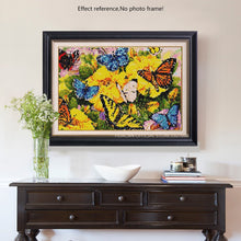 Load image into Gallery viewer, Adorable Butterflies on Yellow Flowers