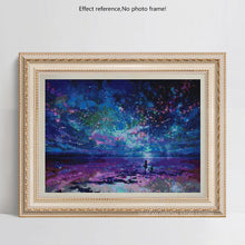 Load image into Gallery viewer, Colorful Romantic Starry Night Diamond Painting