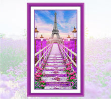 Load image into Gallery viewer, Eiffel Tower Covered in Flowers Painting for your Wall
