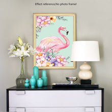 Load image into Gallery viewer, Pink Unicorn &amp; Flamingo Diamond Painting