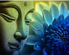 Load image into Gallery viewer, Gautam Buddha - paint by diamonds Kit