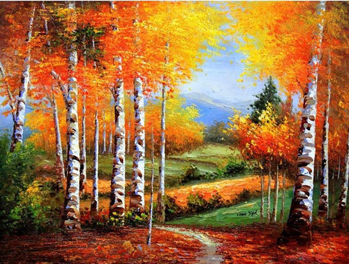 autumn diamond art