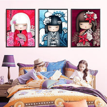 Load image into Gallery viewer, Adorable Japanese Doll DIY Paintings