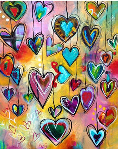 Beautiful Colorful Hearts