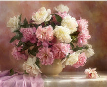 Load image into Gallery viewer, Paint Beautiful Flowers by Diamonds