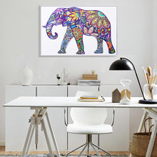Load image into Gallery viewer, Artistic Floral Elephant Special Diamond Painting