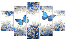 Load image into Gallery viewer, Butterflies 5 Piece Paintings for your Wall