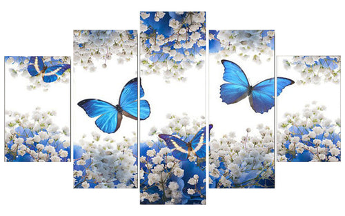 Butterflies 5 Piece Paintings for your Wall