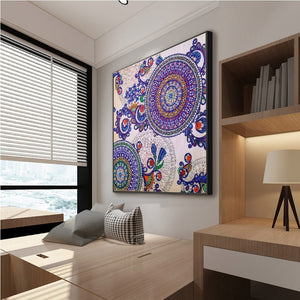 Round Shaped Colorful Special Diamond Painting