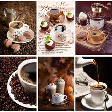 Load image into Gallery viewer, Beautiful Coffee Diamonds Painting for your Wall