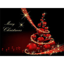 Load image into Gallery viewer, Merry Christmas Greetings Diamond Painting Kit