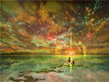 Load image into Gallery viewer, Colorful Romantic Starry Night Diamond Painting