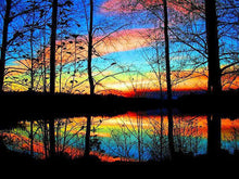 Load image into Gallery viewer, Most Beautiful Sunset Diamond Painting