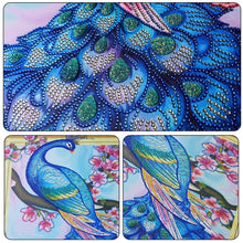 Load image into Gallery viewer, Charming Peacock Special Diamond Art