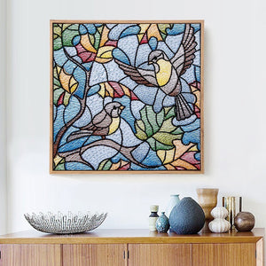 Birds with Special Shaped Diamond Painting