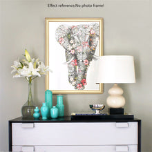 Load image into Gallery viewer, Floral Elephant Diamond Painting