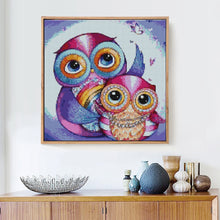 Load image into Gallery viewer, Colorful Cartoon Owl Painting