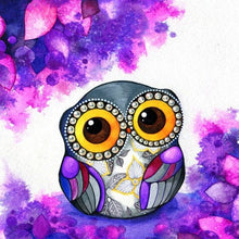 Load image into Gallery viewer, Colorful Cartoon Owl Painting