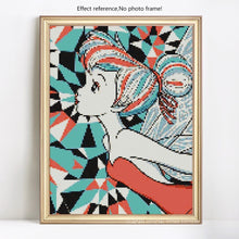 Load image into Gallery viewer, Beautiful Girl - Mosaic Art