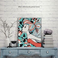 Load image into Gallery viewer, Beautiful Girl - Mosaic Art