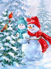 Load image into Gallery viewer, Delighted Snowman Diamond Painting Collections