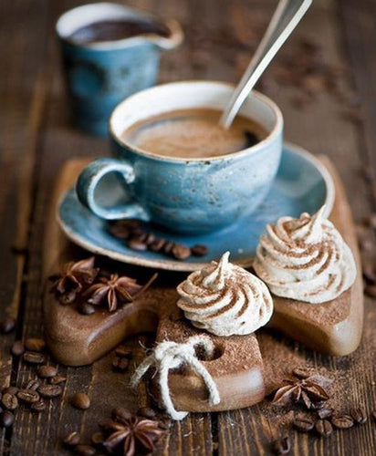Beautiful Coffee Cup with Chocolate