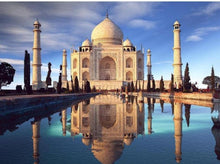 Load image into Gallery viewer, Stunning View of Taj Mahal Diamond Painting Kit