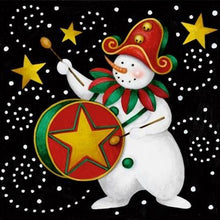 Load image into Gallery viewer, Beautiful Christmas Paintings by Square Diamonds