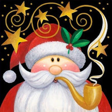 Load image into Gallery viewer, Christmas Gift Card Paintings with Round Diamonds