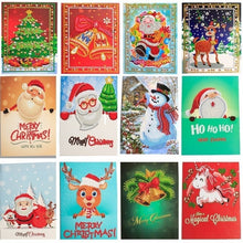Load image into Gallery viewer, Beautiful Different Christmas Greeting Cards Diamond Painting