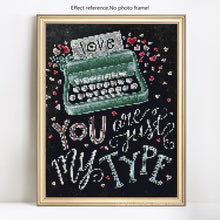 Load image into Gallery viewer, Black Background Quotes Diamond Paintings