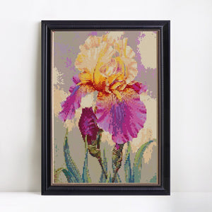 Phenomenal Iris Flower Painting