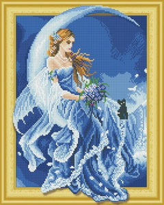 Beautiful Cartoon Fairy Paintings by Rhinestones aka Diamonds