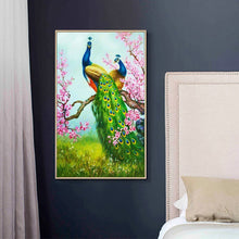 Load image into Gallery viewer, Colorful Elegant Peacock Diamond Painting 5D Kits