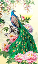 Load image into Gallery viewer, Colorful Elegant Peacock Diamond Painting 5D Kits
