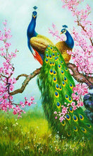 Load image into Gallery viewer, Colorful Elegant Peacock Diamond Painting 5D Kits