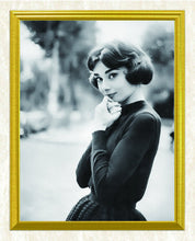 Load image into Gallery viewer, Audrey Hepburn in Short hair