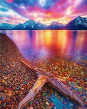 Load image into Gallery viewer, Lake View with Clear Water &amp; Colorful Stones