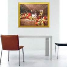 Load image into Gallery viewer, Wine Glass &amp; Fruits Diamond Art Kit