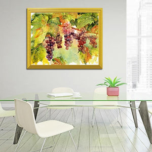 Grapes Bunch on Branches Painting kit