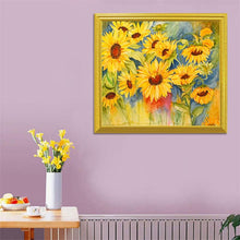 Load image into Gallery viewer, Sunflowers Diamond Painting Kit