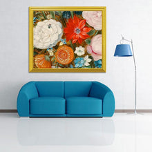 Load image into Gallery viewer, Zinnia Flowers Diamond Art Kit