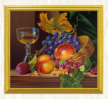 Load image into Gallery viewer, Wine Glass &amp; Fruits
