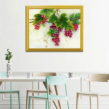 Load image into Gallery viewer, Red Grape Bunchs - DIY Diamond Painting